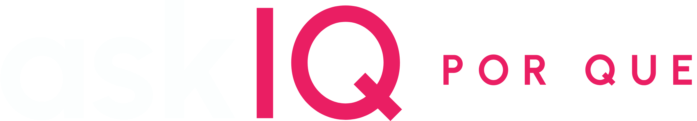 HYPR askIQ logo, version for dark backgrounds
