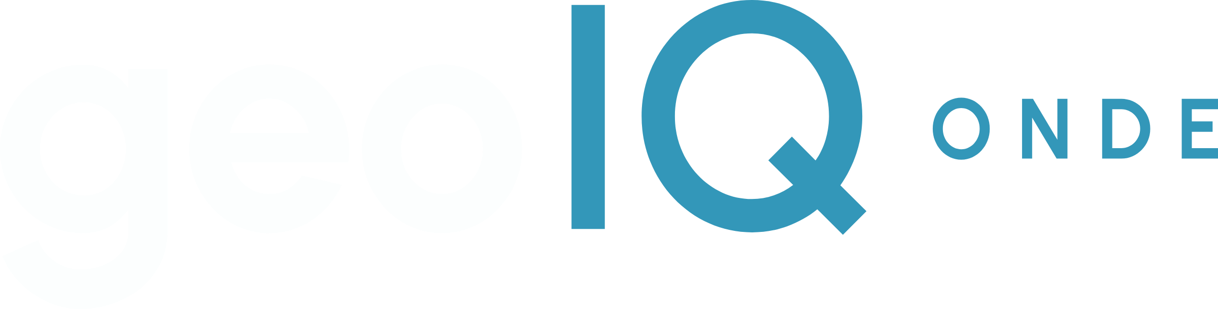 HYPR geoIQ logo, version for dark backgrounds